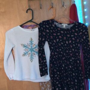 Kids Snowflake White Sweater